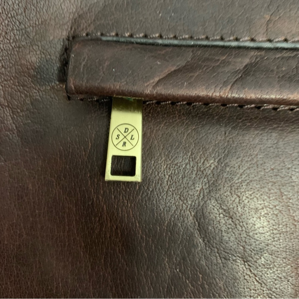 SADDLER SDLR Leather Flap Messenger Crossbody Bag - Picture 5 of 7